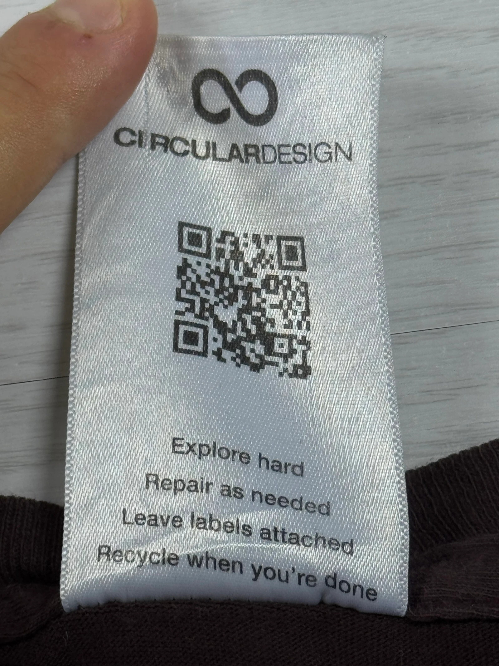 The North Face Big Logo Brown T-Shirt XL Circular Design – photo 5